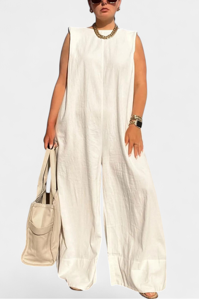 Airla Mono Oversize be Rankovių su Platais Šlaunimis