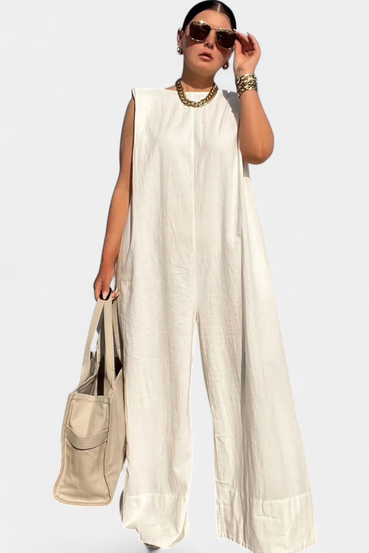 Airla Mono Oversize be Rankovių su Platais Šlaunimis