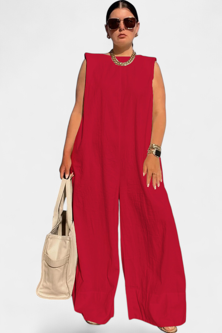 Airla Mono Oversize be Rankovių su Platais Šlaunimis