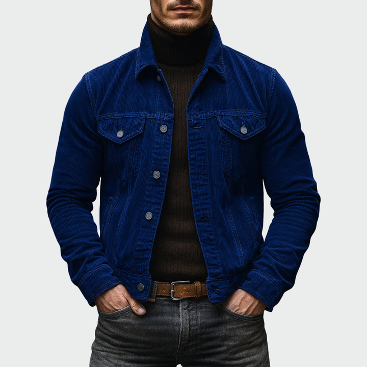 Matéo™ | Vintage Medvilnės Švarkas