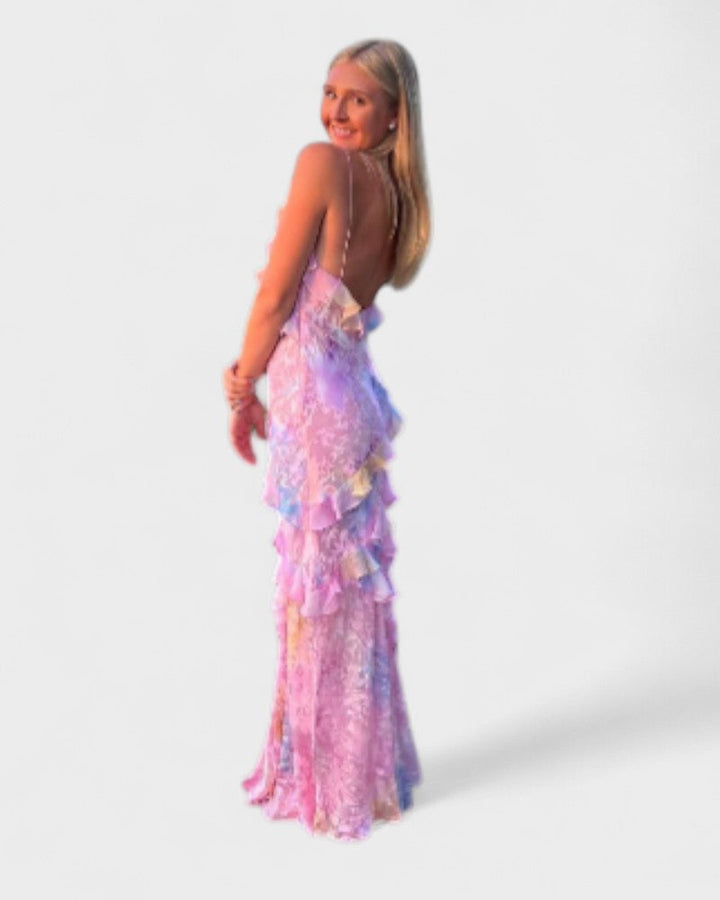 Julieta | Ilga Suknelė su Volanais – Gracinga ir Romantiška