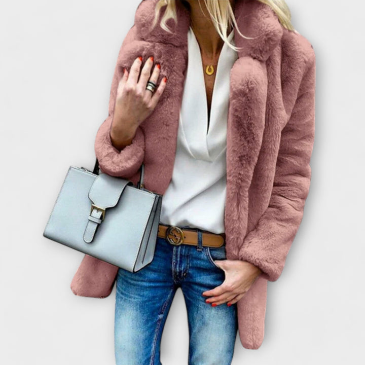 Lūna – Šiltas ir Pūkuotas Žieminis Švarkas