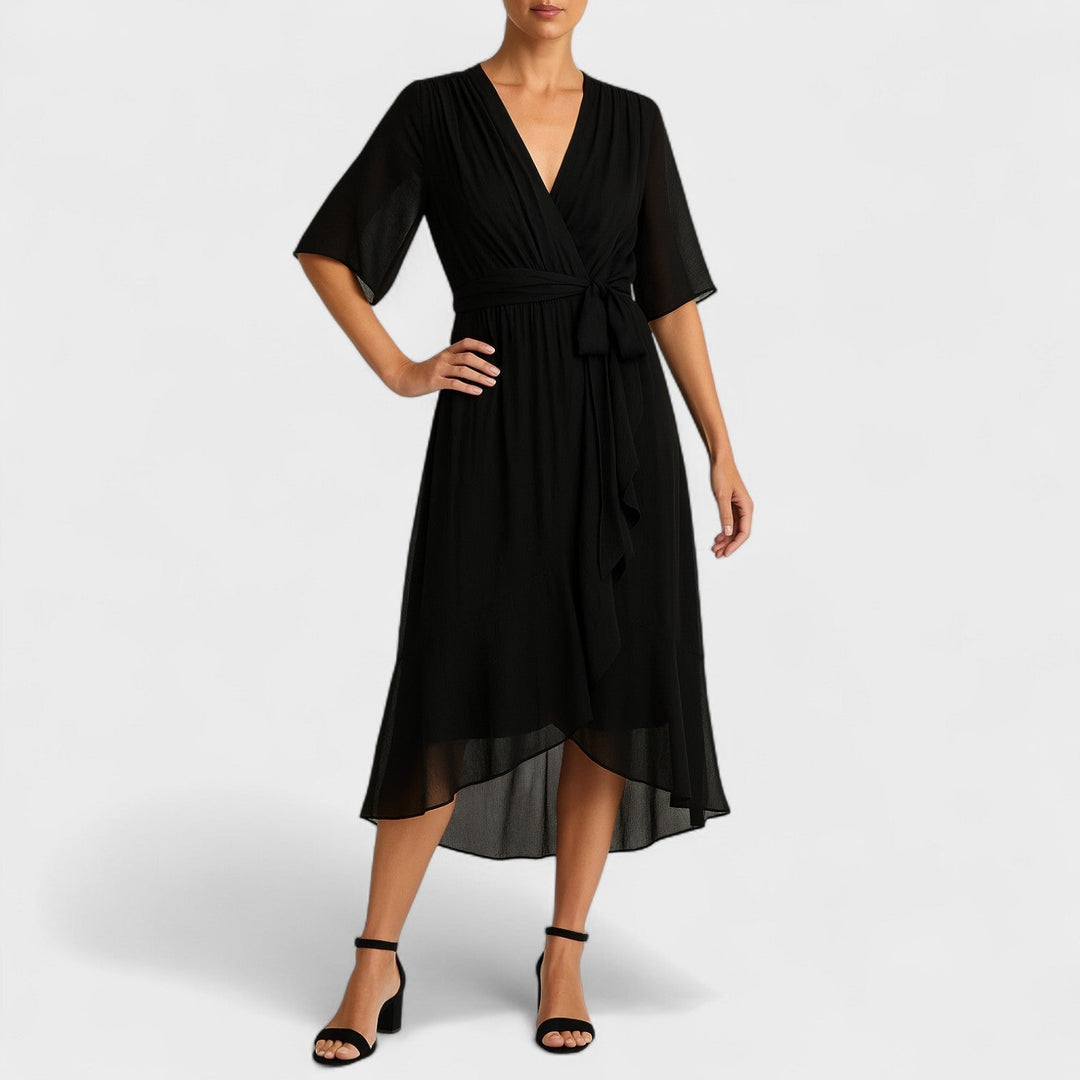 Yalina - Elegantiška suknelė su reguliuojamu liemeniu