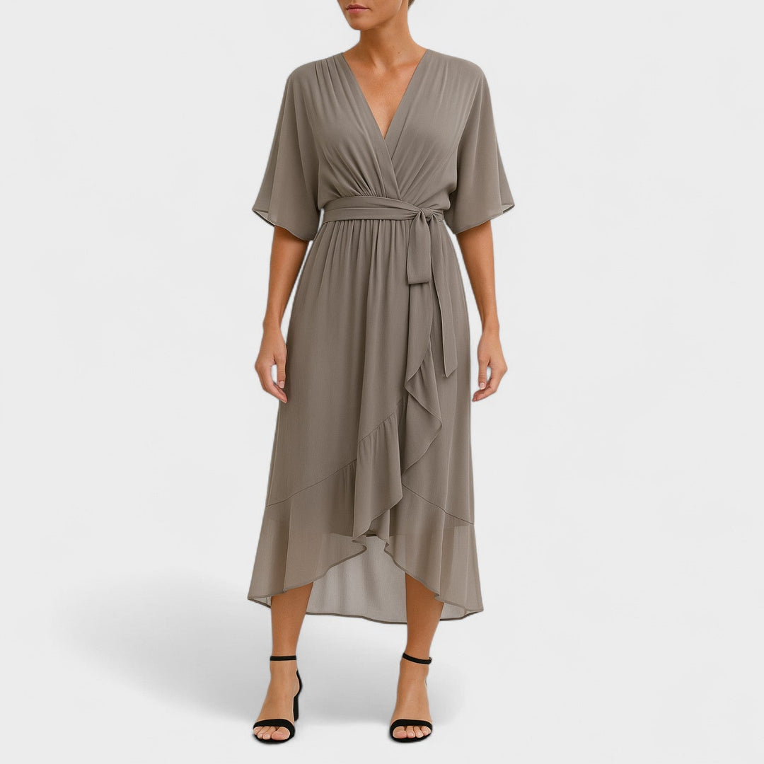 Yalina - Elegantiška suknelė su reguliuojamu liemeniu