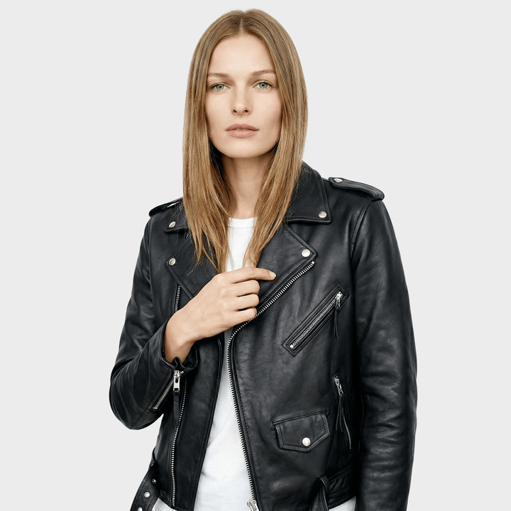 Laura™ – Elegantiška Odinė Lederinė Striukė