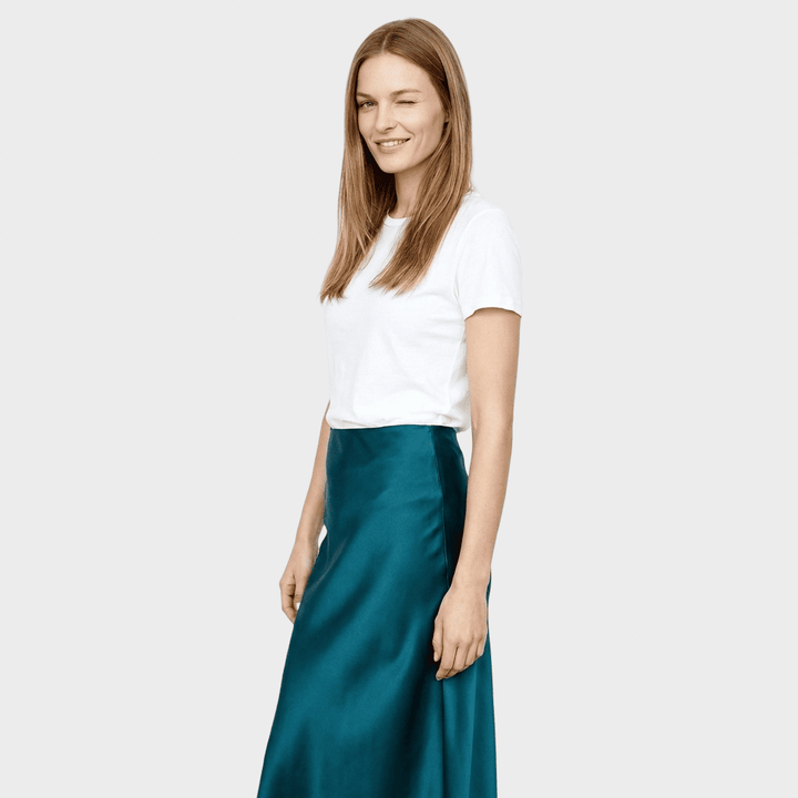 Raminta™ - Aukštos Vidutinės Midi Sijonas