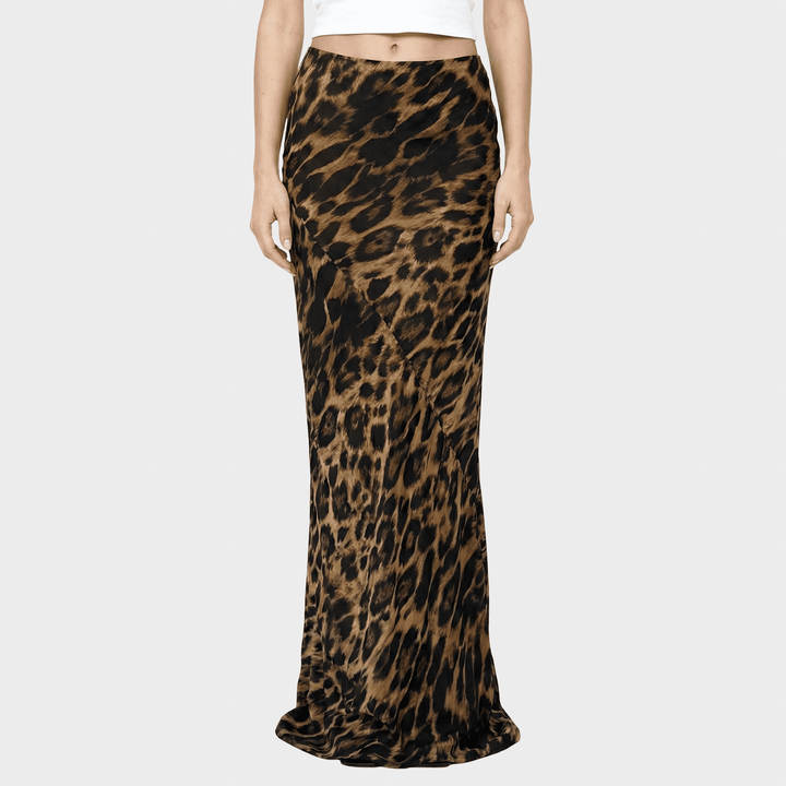 Elena Falda Maxi Slim arba Leopardo Raštas