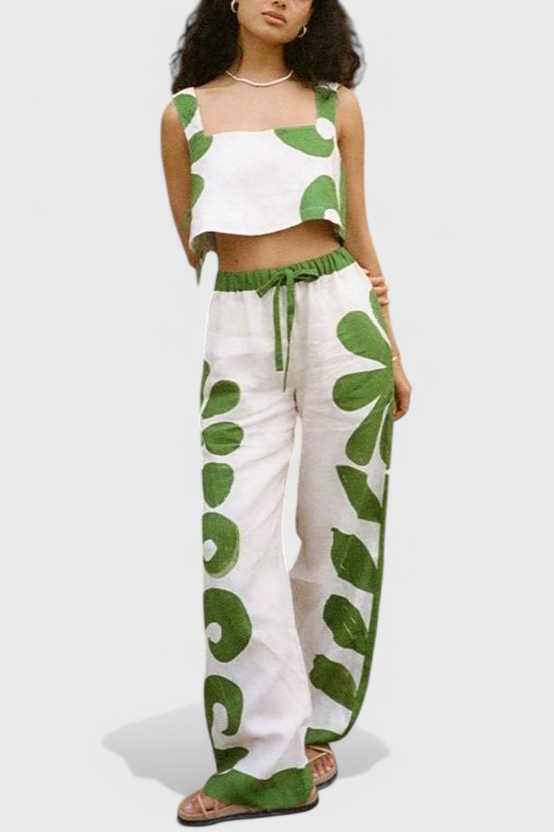 Serafina Bezmuguru Ziedu Boho Komplekts