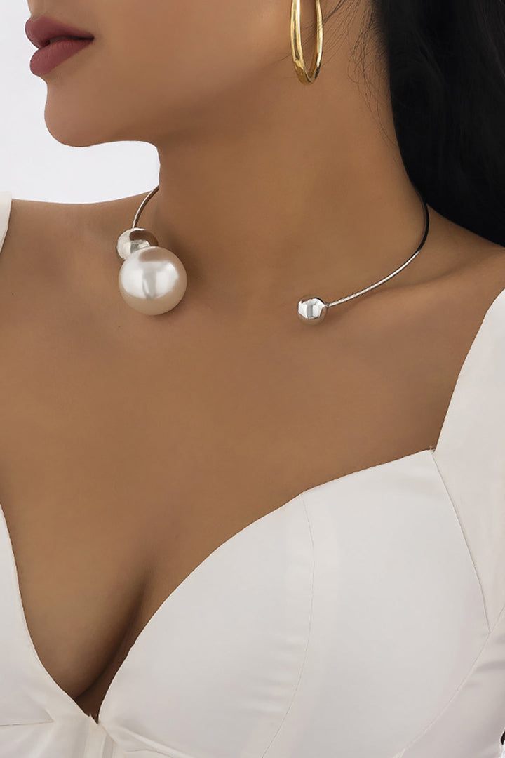 Metalo Perlų Kaklarotos