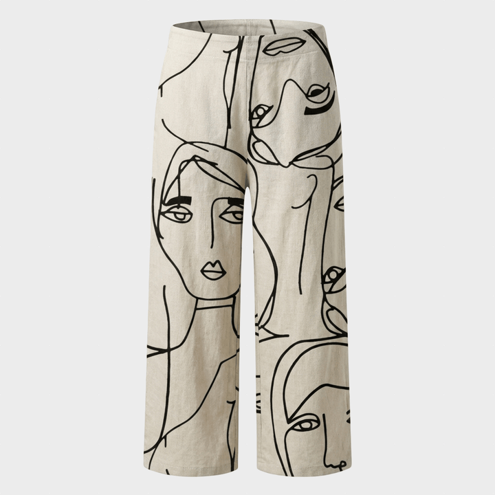 Eugénia™ ​​- Lino kelnės