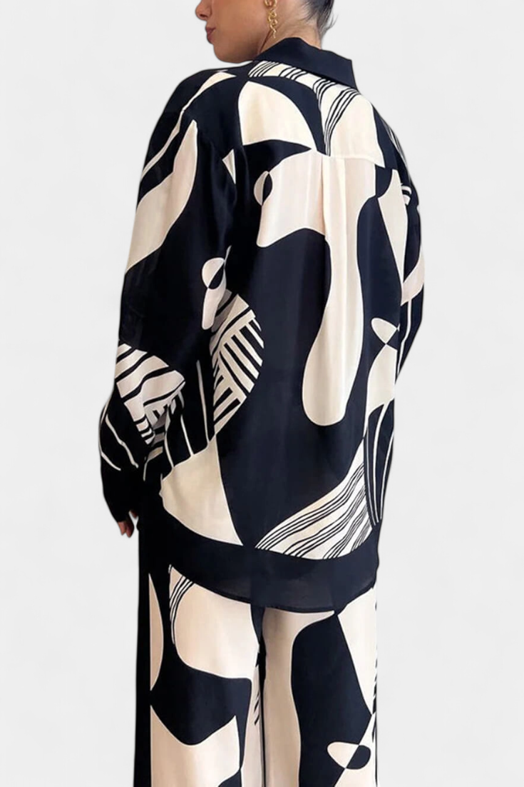 Basilisa Platu Kojų Komplektas su Grafiti Spauda