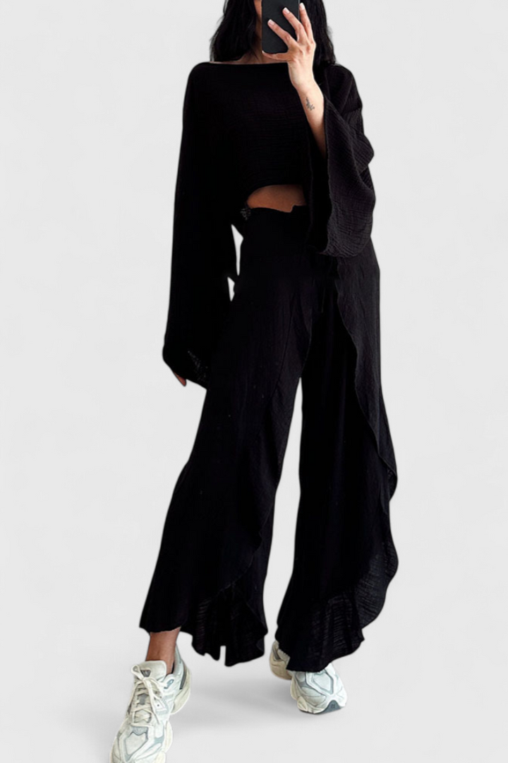 Maeva Dviejų Dalių Kasdienis Komplektas su Atvartu ir Juostele