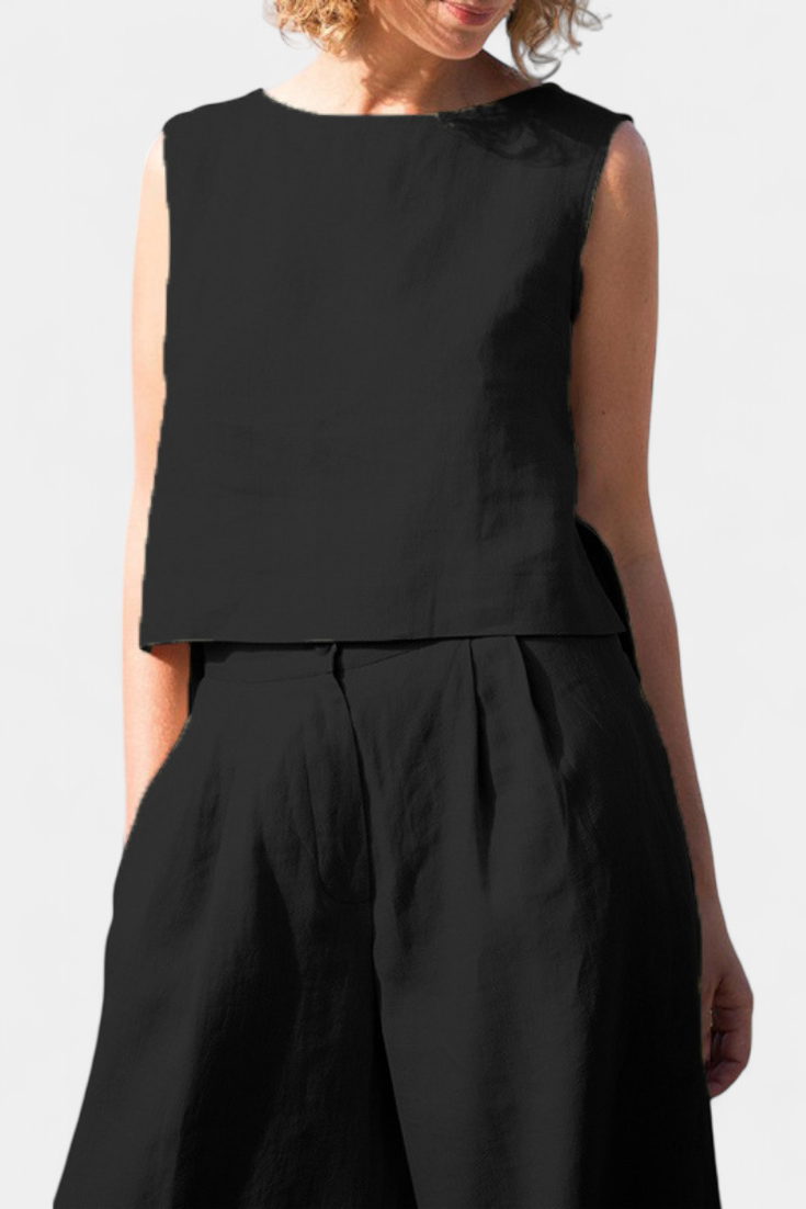 Yvanne Vintage Komplektas be Rankovių Vasarai