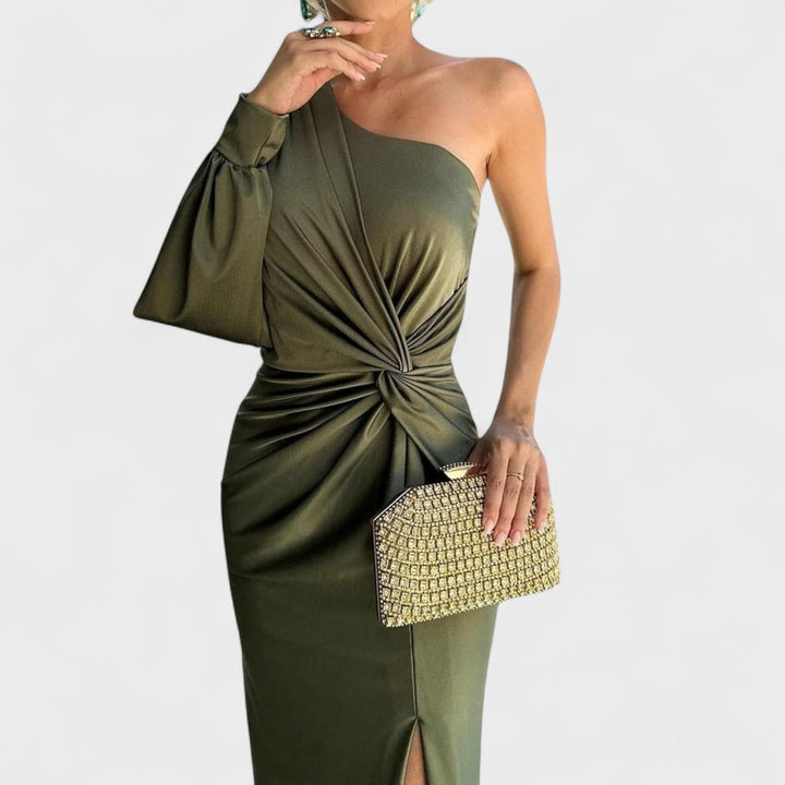 Kelly - Asimetrinė vakarinė suknelė