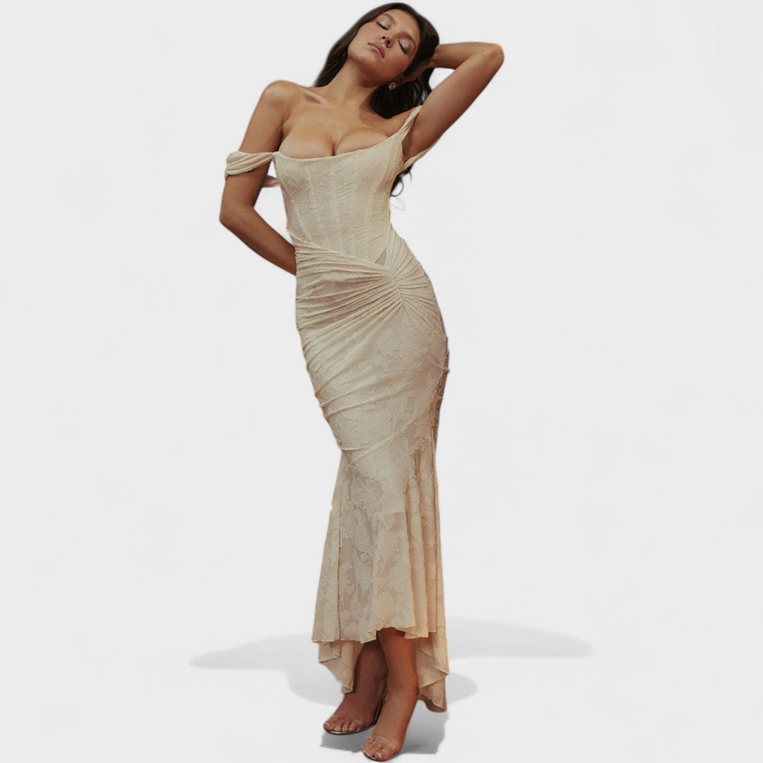 Cesca - Skulptūrinės silueto suknelė